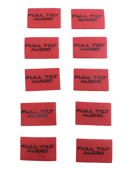 Full Tilt Audio 1/0 AWG Heat Shrink With Full Tilt Logo- 10 Pack