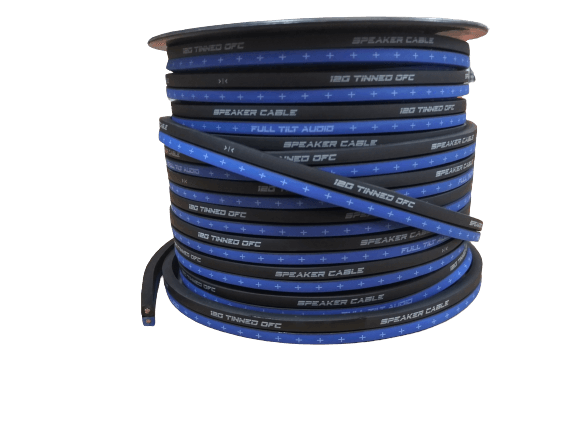 DS18 18 AWG 9-Conductor Speaker Wire – 100% Oxygen Free Copper – Blue – SW-9.18GABL