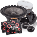 SA-6.5CS v.3 6.5" 6-1/2 Component Car Audio Speakers+Tweeters - Sundown Audio