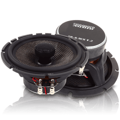 SA-6.5CX 6.5" 6-1/2 Coaxial Car Audio Speakers+Built-In Tweeters - Sundown Audio