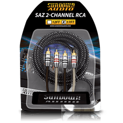 SAZ2-17FT SAZ 2-Channel RCA Interconnects - Sundown Audio