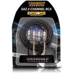 Sundown Audio SAZ2-20FT 2-Channel RCA Interconnects Sundown Audio SAZ2-20FT 2-Channel RCA Interconnects