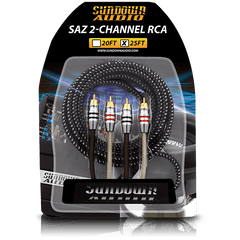 SAZ4-25FT SAZ 4-Channel RCA Interconnects - Sundown Audio